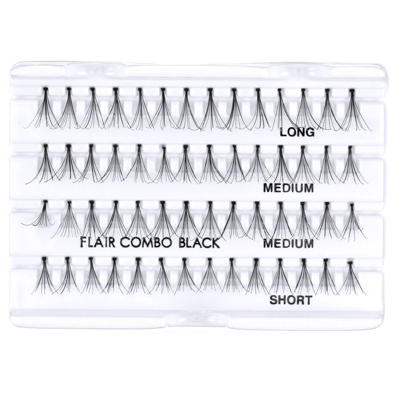 Individual False Eyelash Starter Kit - 56 Knot-Free Lashes with Tools