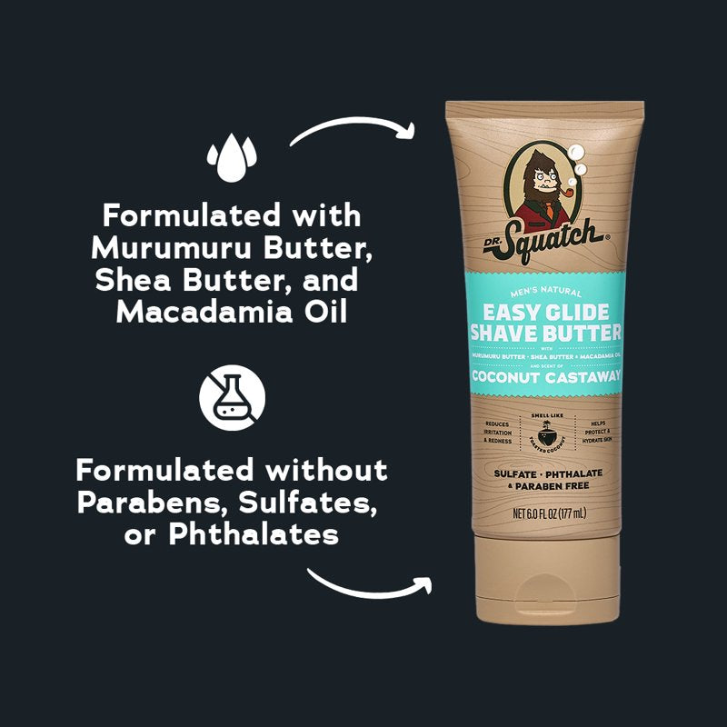 Moisturizing Shave Butter - Easy Glide Coconut Castaway, 6 fl Oz