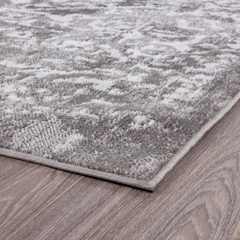 7'10'' x 10'2'' Gray Persian Traditional Area Rug for Living Room & Bedroom