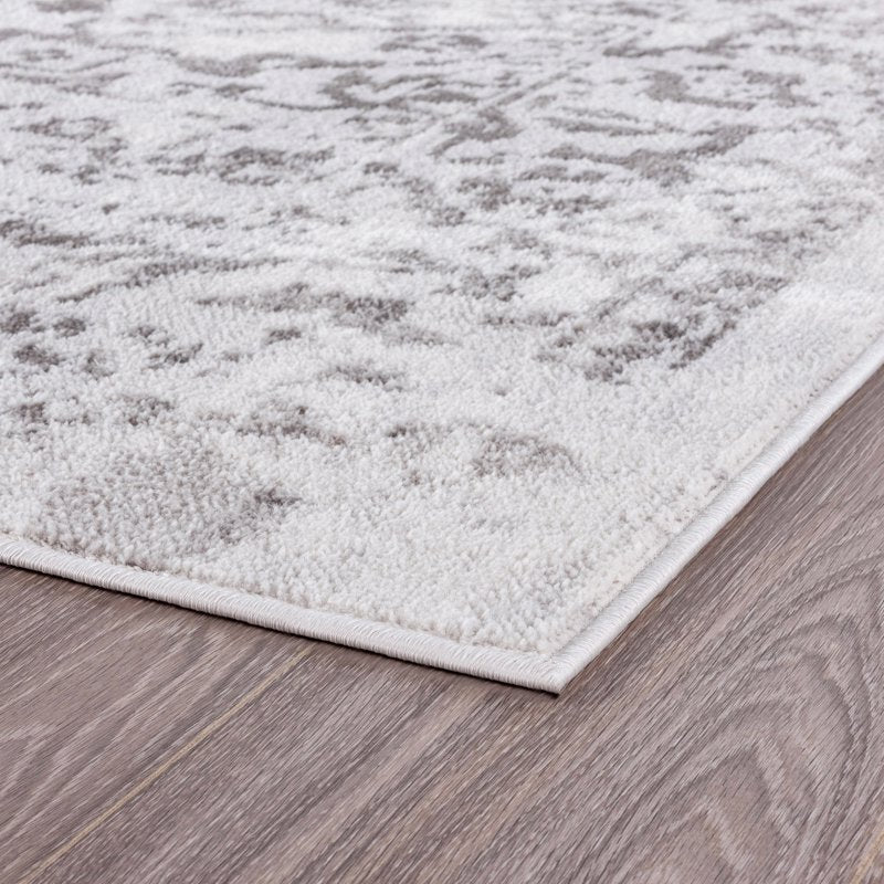 7'10'' x 10'2'' White Traditional Persian Area Rug for Living Room & Bedroom