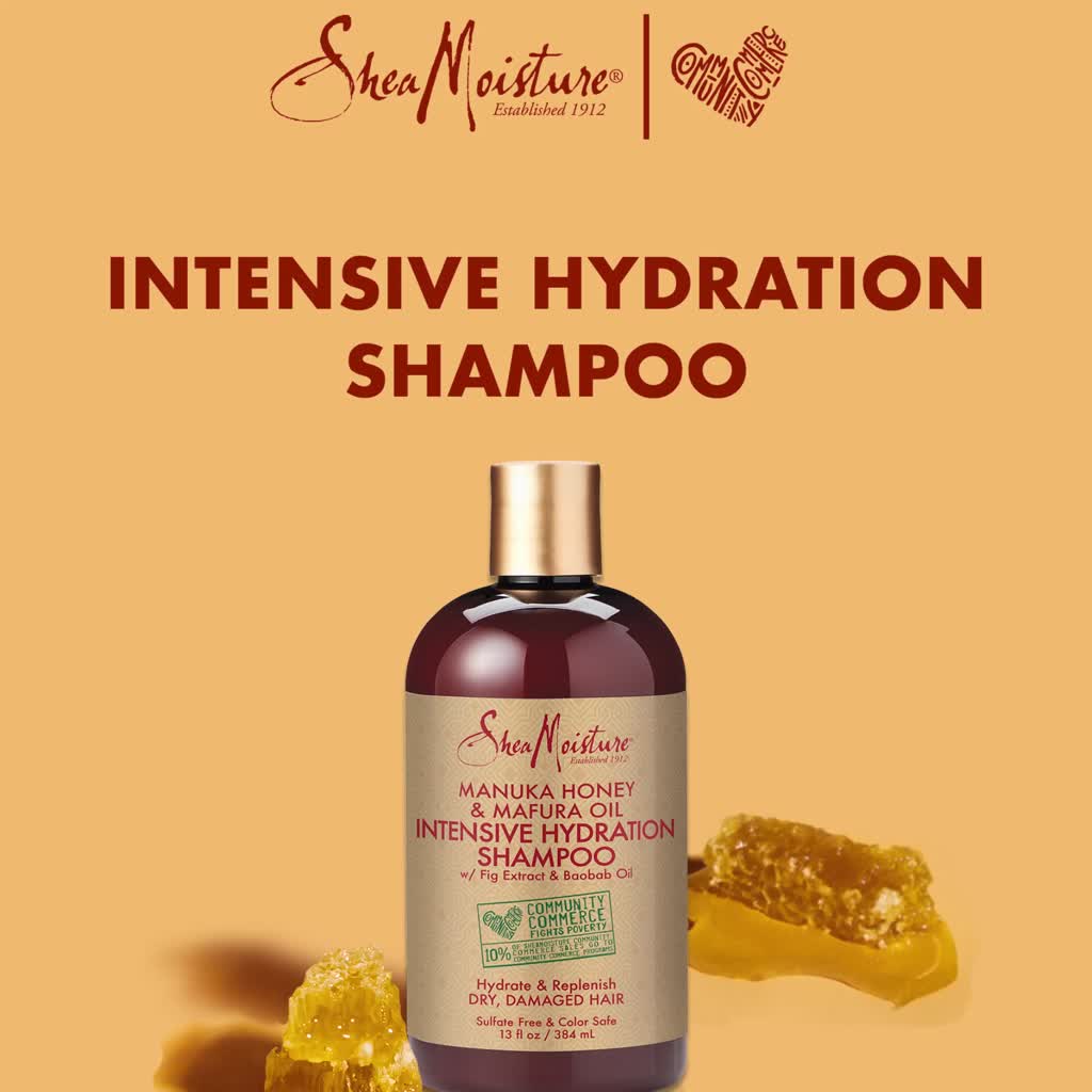 Intensive Hydration Shampoo with Manuka Honey & Mafura Oil for Dry Hair