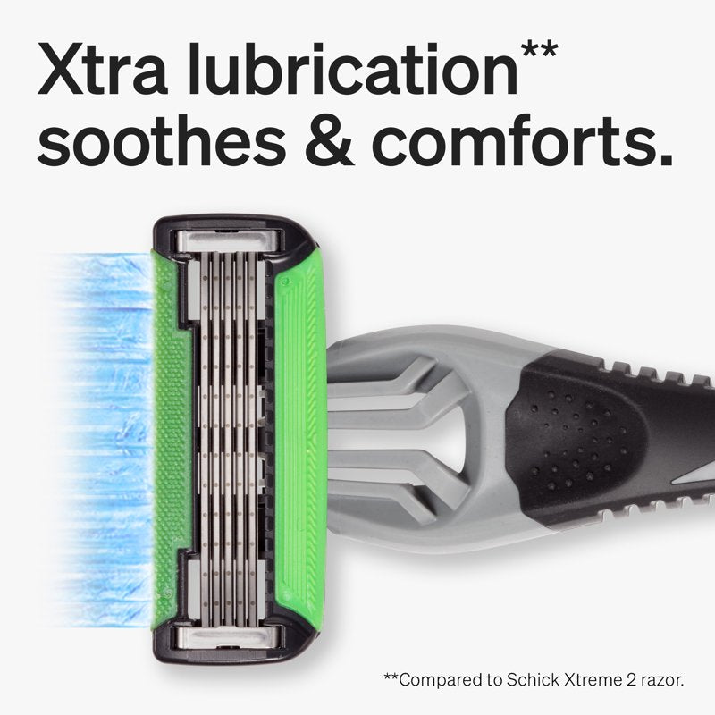 5-Blade Sensitive Disposable Razors for Men - 2 Count
