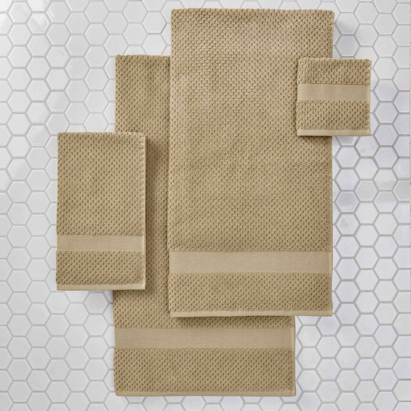 Better Homes & Gardens Soft Cotton Popcorn Textured Hand Towel - Almond Biscuit