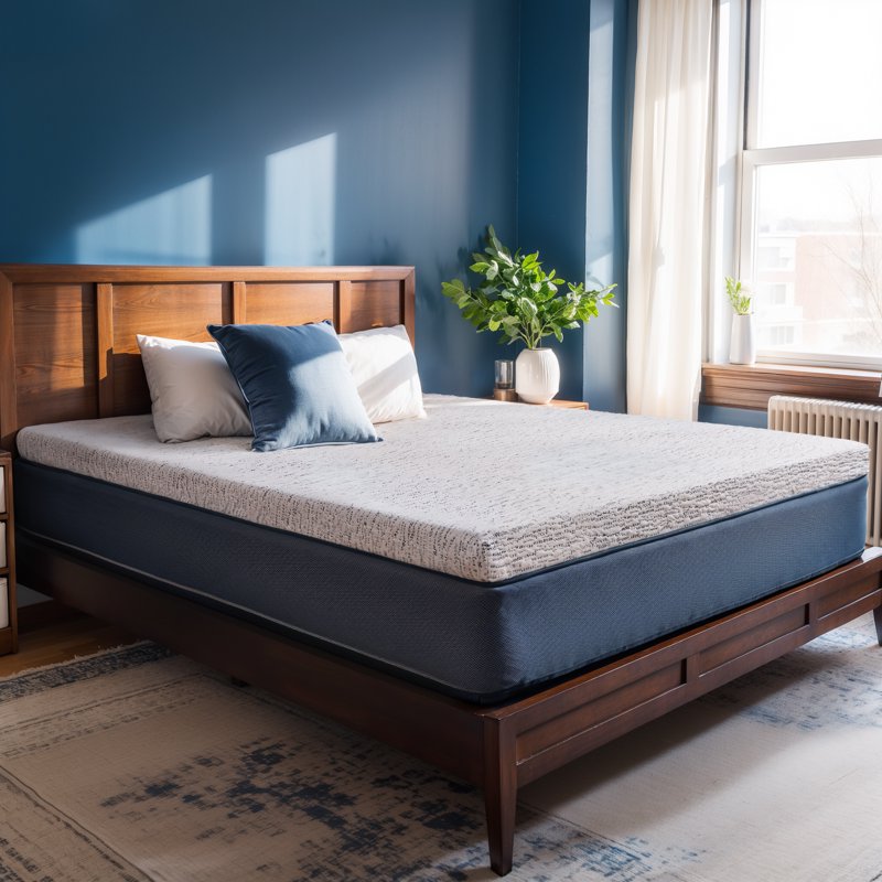Twin XL Gel Memory Foam Mattress Topper - Plush, Cooling, 4 Inch, Non-Slip & Washable Cover