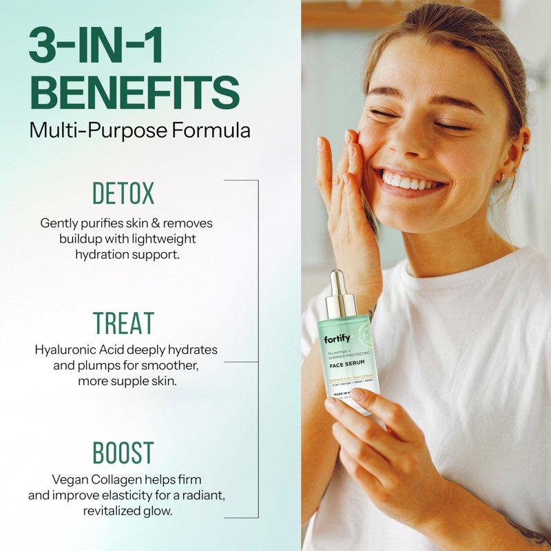 Hyaluronic Acid & Collagen Face Serum – Hydrating Anti-Aging Skin Care