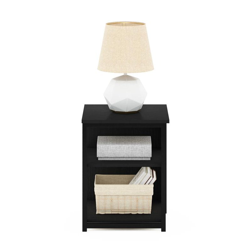 Camnus Modern End Table - Americano/Black - Stylish Storage