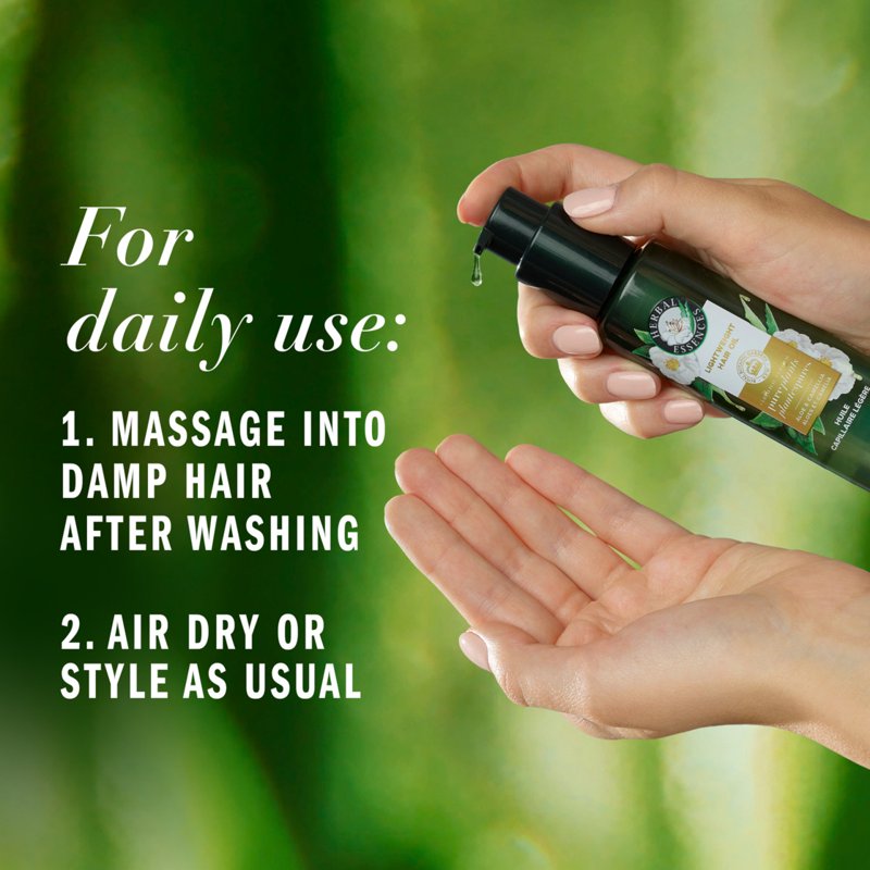 Lightweight Hair Oil with Aloe & Camellia Flower Oil - 3.2 fl oz