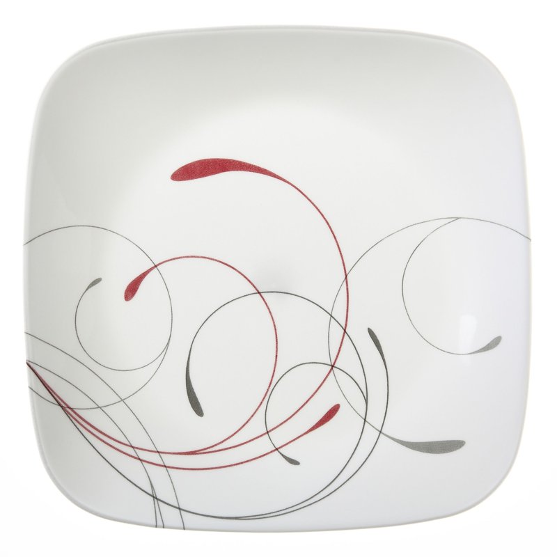 Square 9" Salad Plates - 2 Pack, Corelle Splendor Design