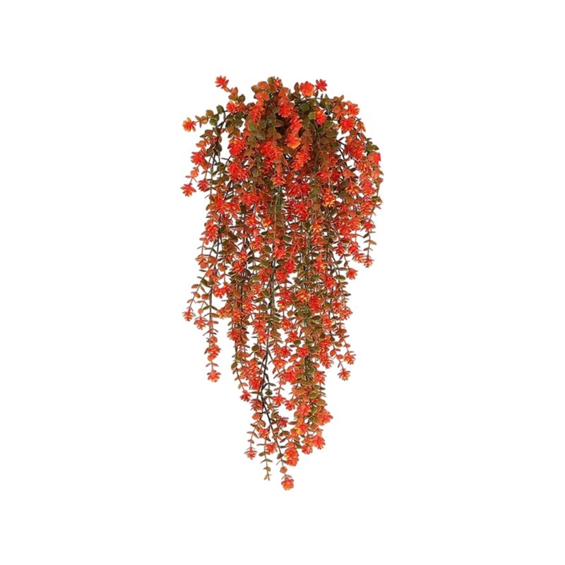 Artificial Fall Leaf Garland - Halloween Hanging Vine for Fireplace, Door & Wall Decor 30 Inch - Variation E1