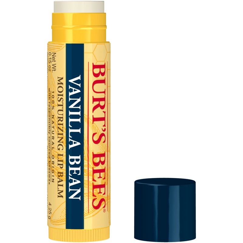 Natural Moisturizing Lip Balm - Vanilla Bean - 3 Pack