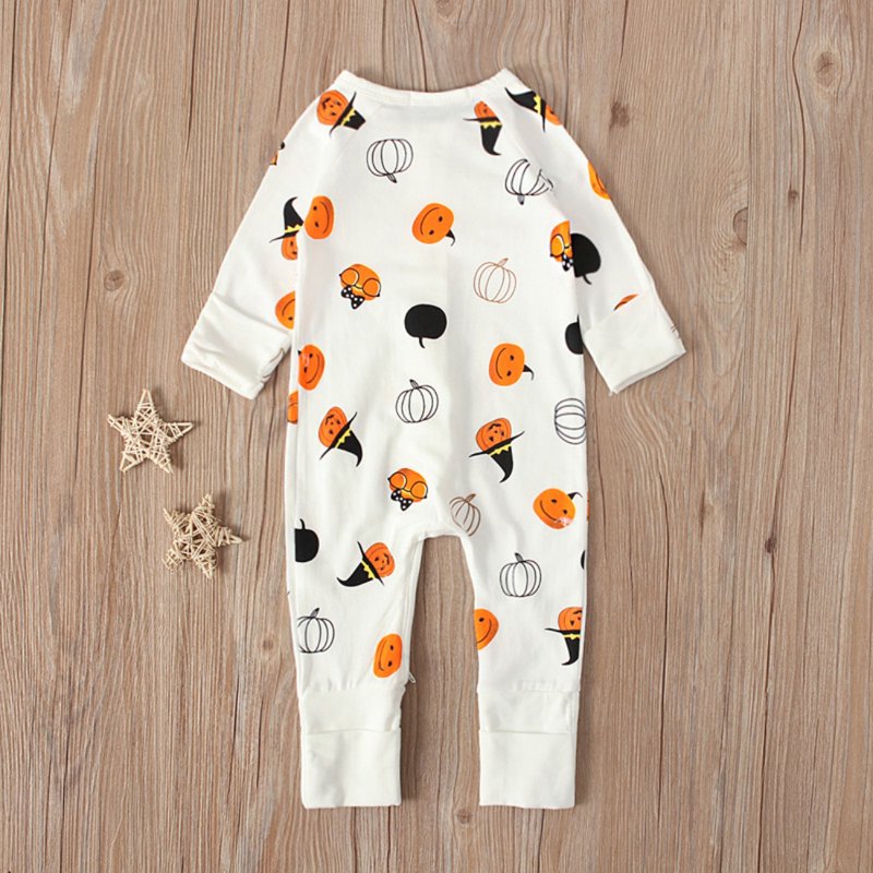 Unisex Baby Halloween Cotton Footless & Footed Pajamas - 12-18 Months Off-white