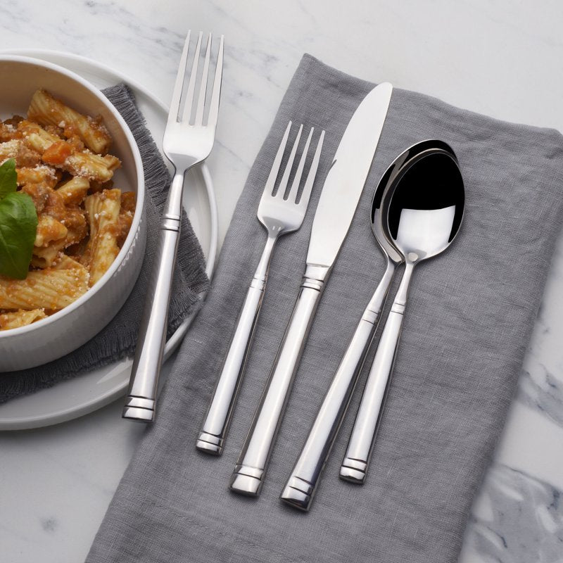 20-Piece Stainless Steel Flatware Set - Service for 4