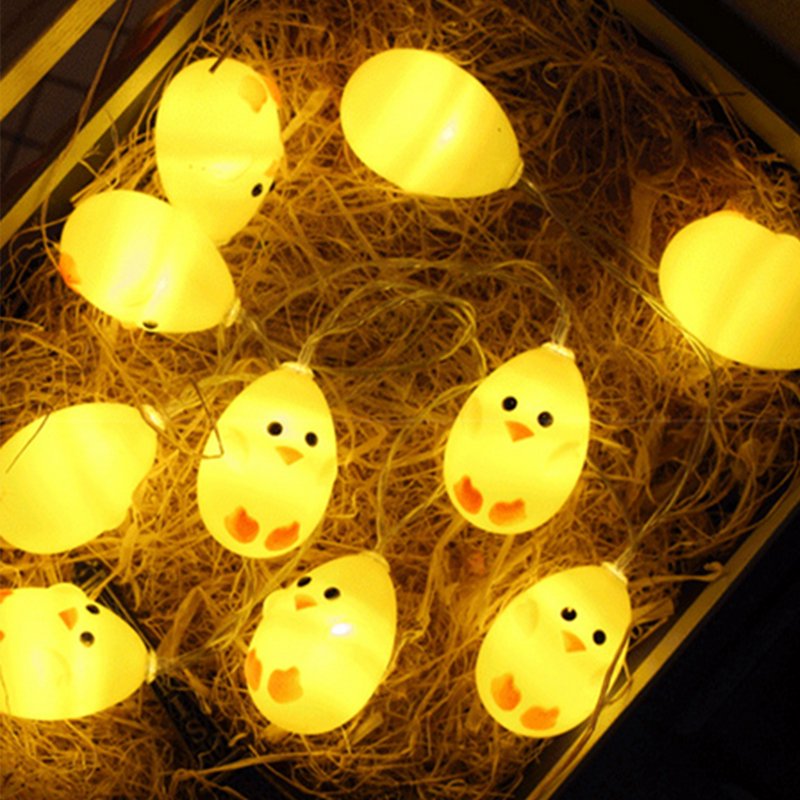Indoor Easter Lights LED Chick & Egg String Lights - Spring & Holiday Decor - Variation of THIS listing