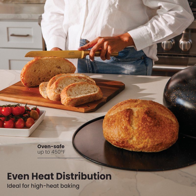Non-Stick Bread Pan Set with Domed Lid - 2-Piece