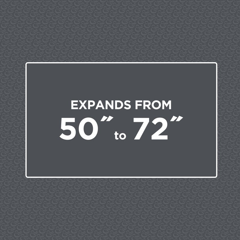 Adjustable Curved Shower Curtain Rod 50-72 in No Rust Nickel Finish