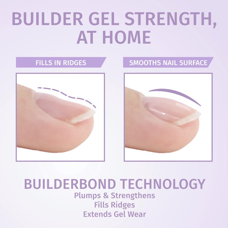 Structure Gel Nail Builder Base Coat - 4.5g Clear Self-Leveling Formula