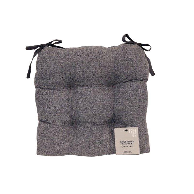 Shredded Memory Foam Chair Cushion - Grey Flannel, 16" x 14.5" - Single