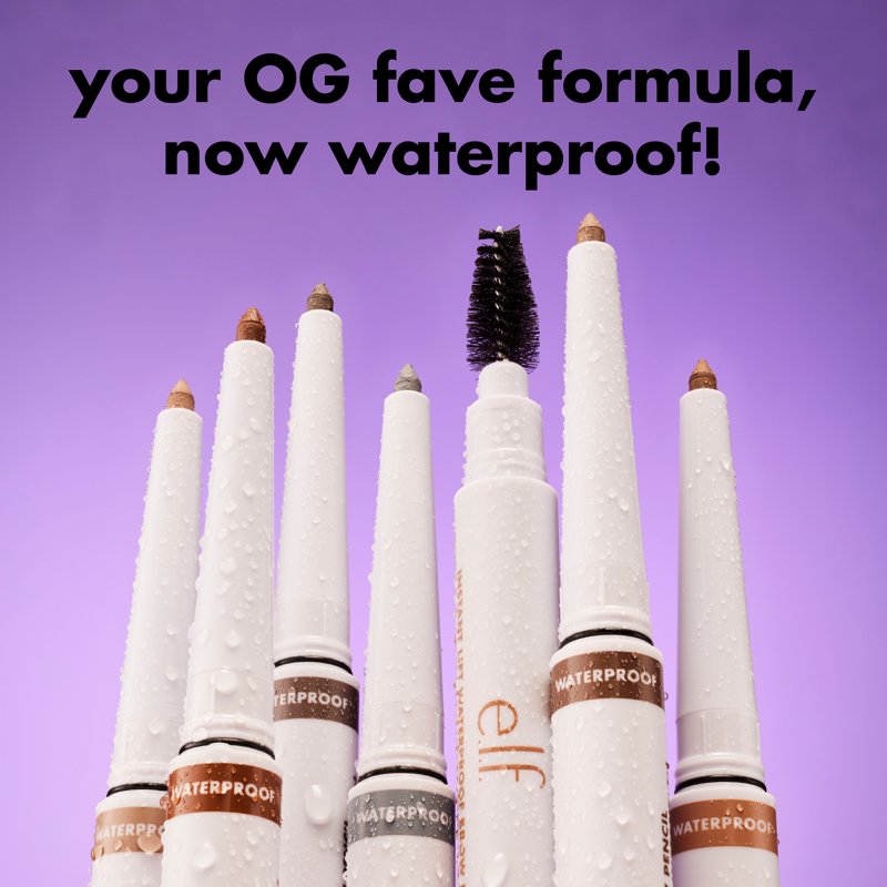 Waterproof Eyebrow Pencil with Spoolie - 3 Pack, Taupe