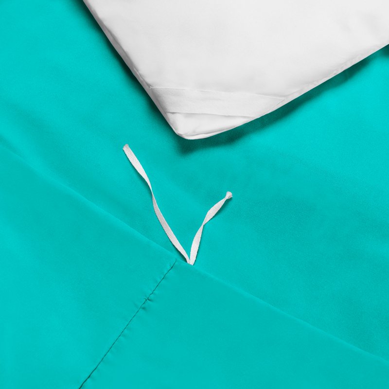 Hearth & Harbor 3-Piece Teal Duvet Cover Set - California King