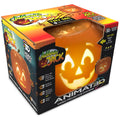Talking Animated Pumpkin with LED Light Projector and Speaker - 8 Inch