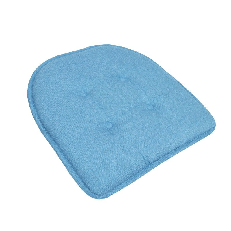 U-Shaped Memory Foam Chair Pads - 6 Pack, Turquoise
