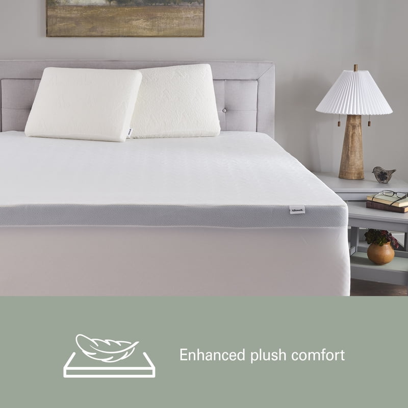 Allswell Queen Mattress Topper 3" Tranquility Foam with TENCEL Cover