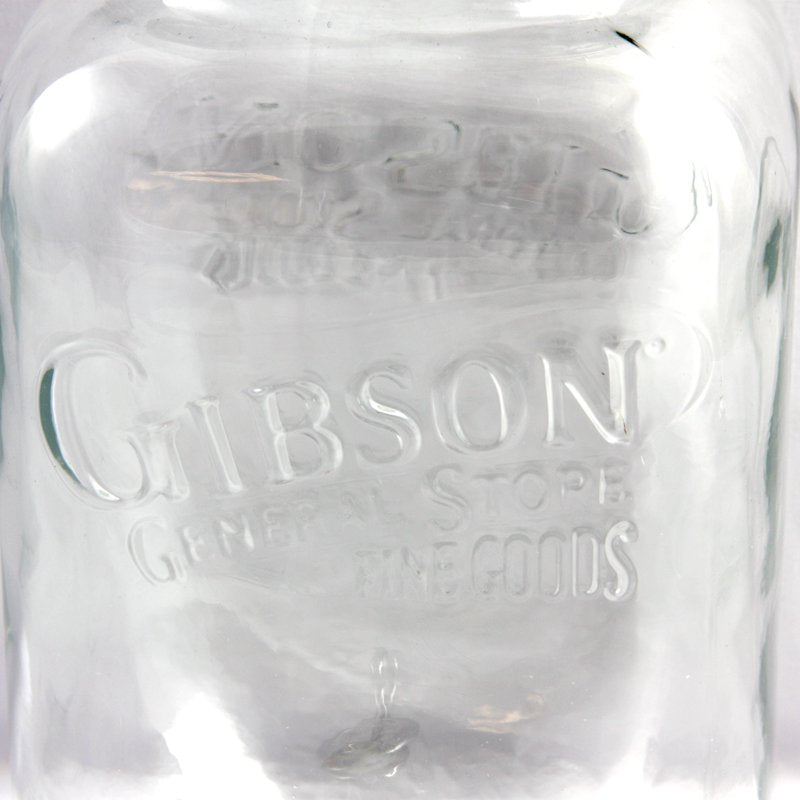 1 Gallon Mason Jar Beverage Dispenser - Clear Glass
