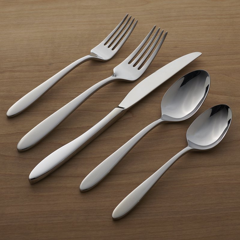 20-Piece Stainless Steel Silverware Set - 4 Pack, Service for 4