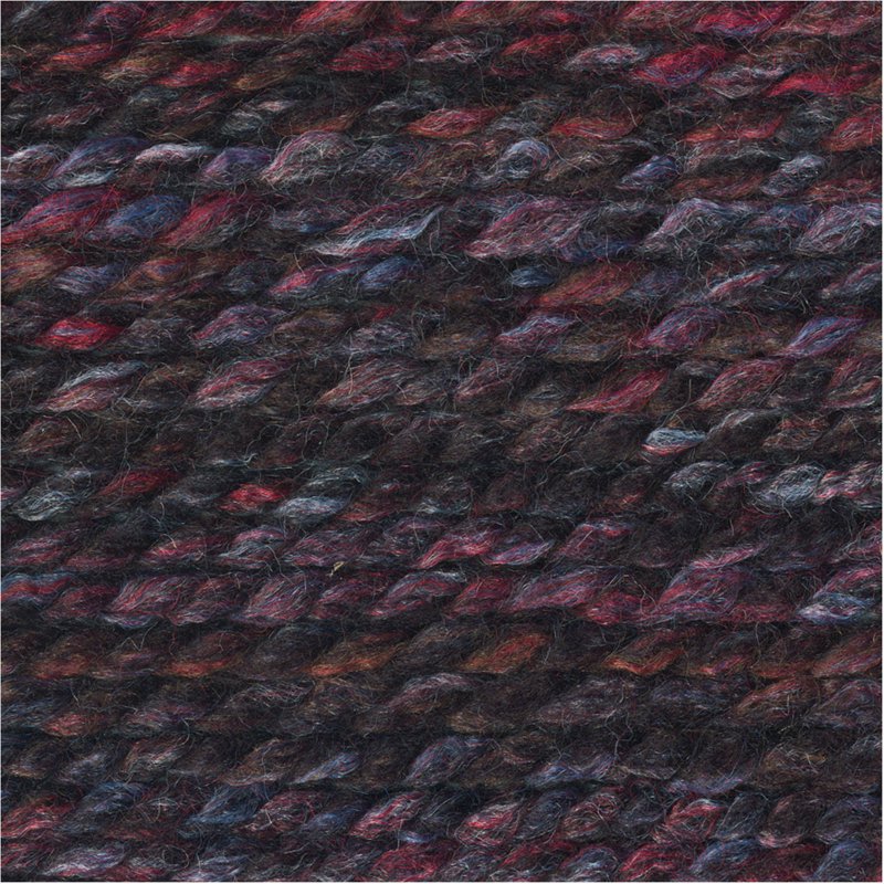 Wool-Ease Thick & Quick Yarn Blackstone Stripes - Super Bulky Wool Blend