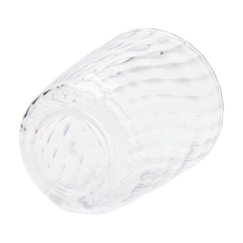 14-Ounce Clear Acrylic Short Swirl Tumbler - Single