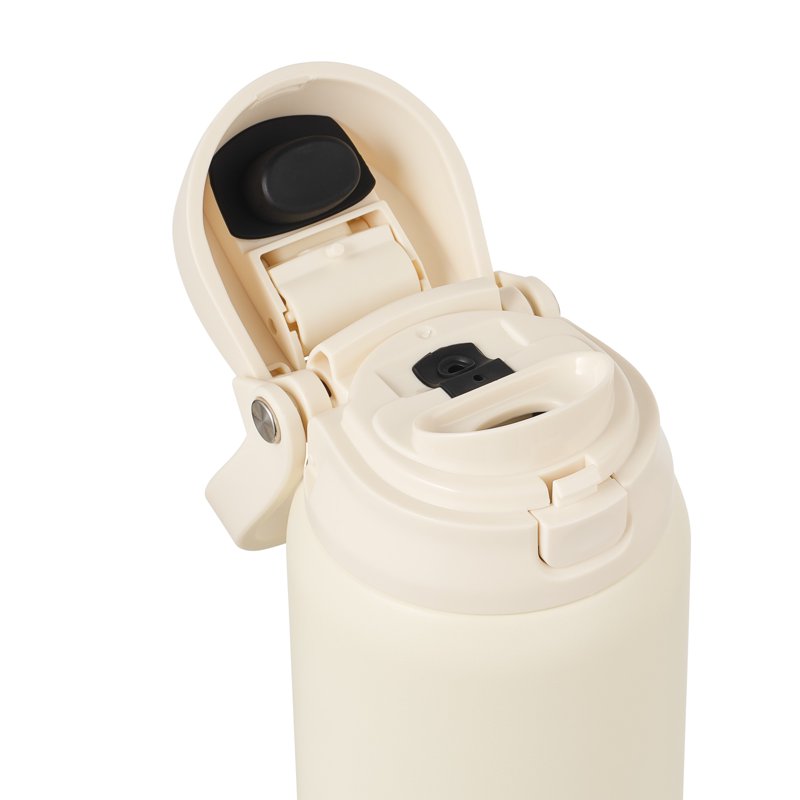 32oz Stainless Steel 2-in-1 Water Bottle with Straw & Chug Lid - Off-White