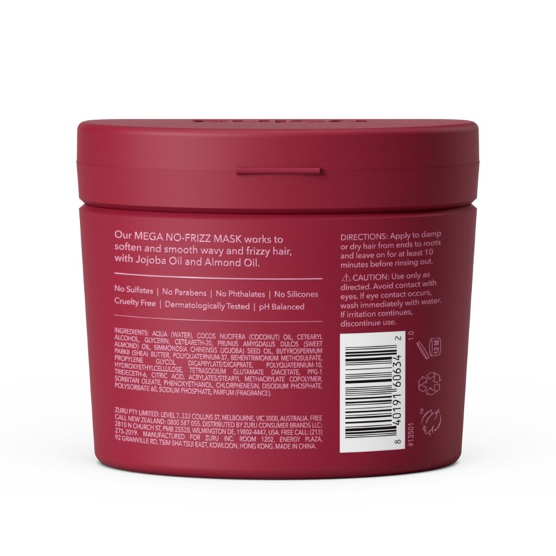 Smoothing Hair Mask for Frizz Control with Jojoba and Almond Oil 354mL