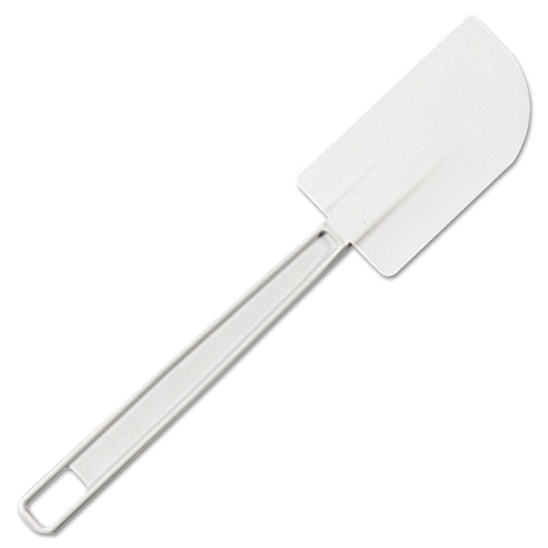 Commercial Rubber Food Scraper & Spatula - 13.5" White