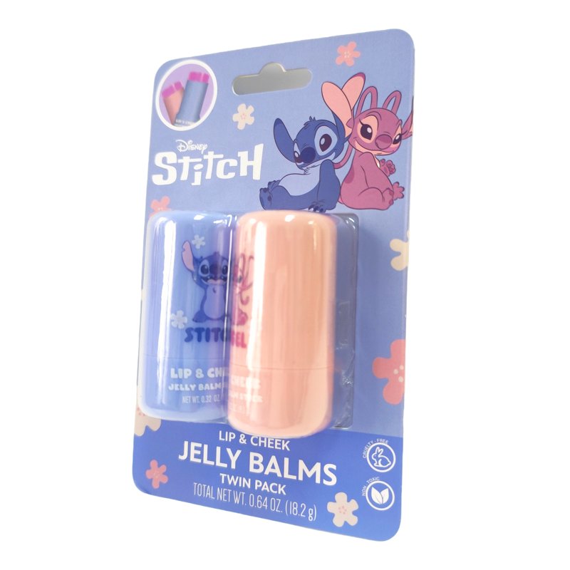 2-in-1 Jelly Cheek and Lip Balm Set - Moisturizing Glossy Tint