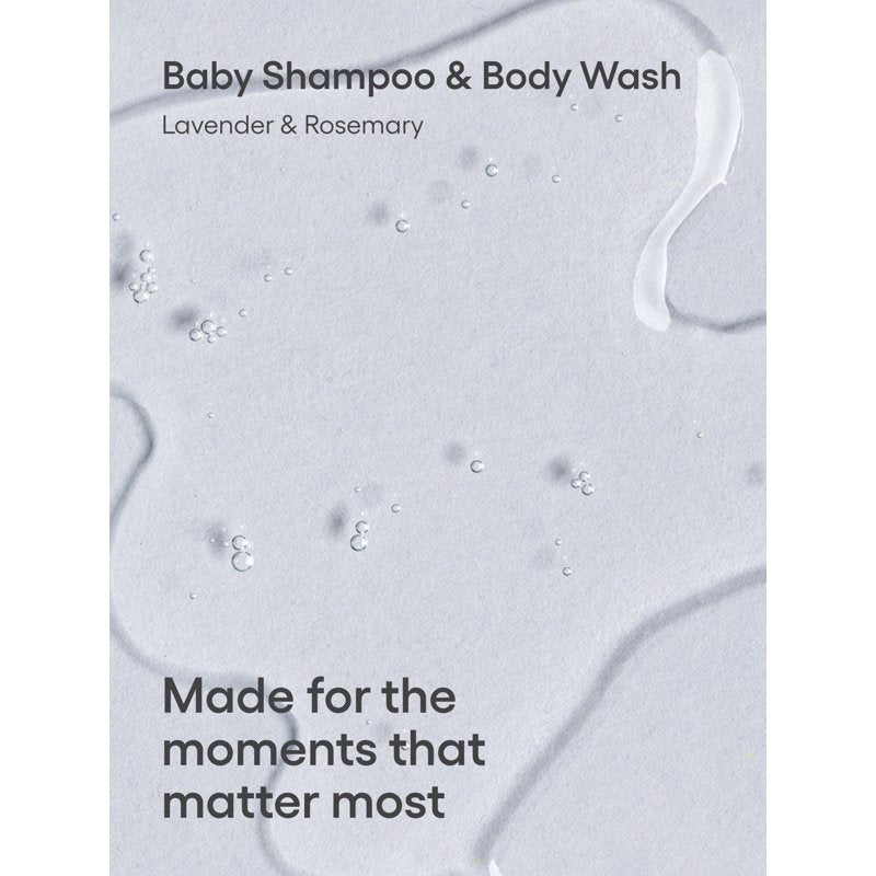 2-in-1 Baby Shampoo & Body Wash for Sensitive Skin - Lavender & Rosemary, 10 fl oz