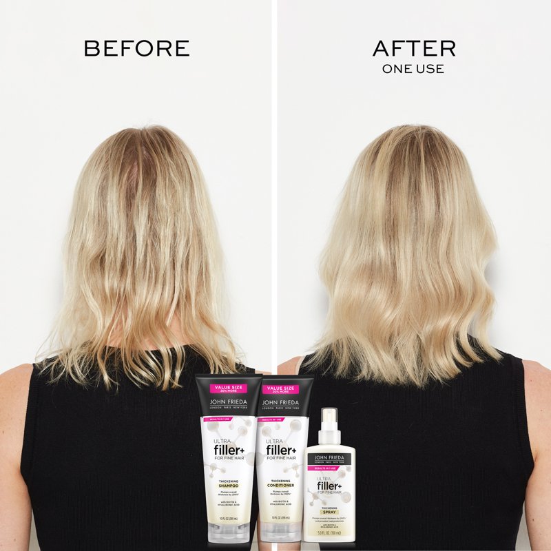 Thickening Shampoo for Fine Hair with Biotin & Hyaluronic Acid - 10 oz