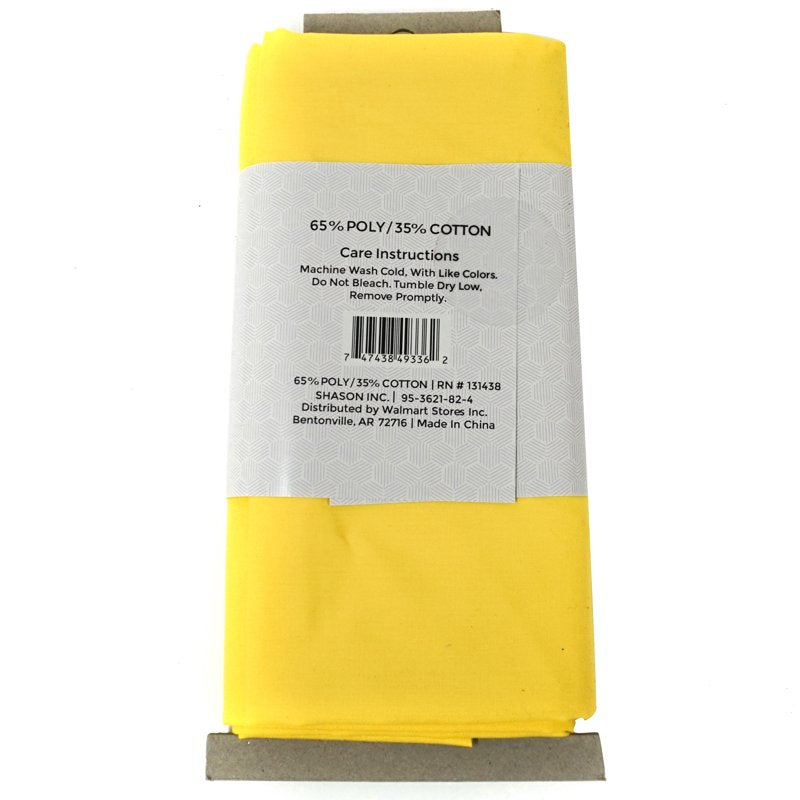 Poly Cotton Fabric 45 Inch - Canary Yellow 2 Yards for Quilting & Crafts