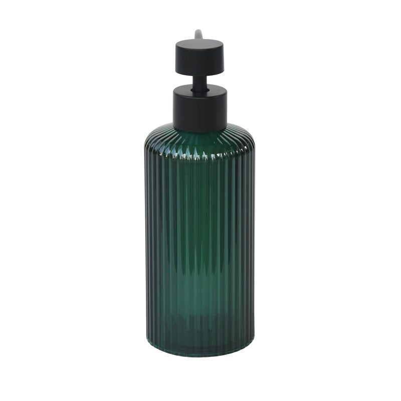 Green Plastic Soap & Lotion Pump Dispenser 14 oz - Mainstays