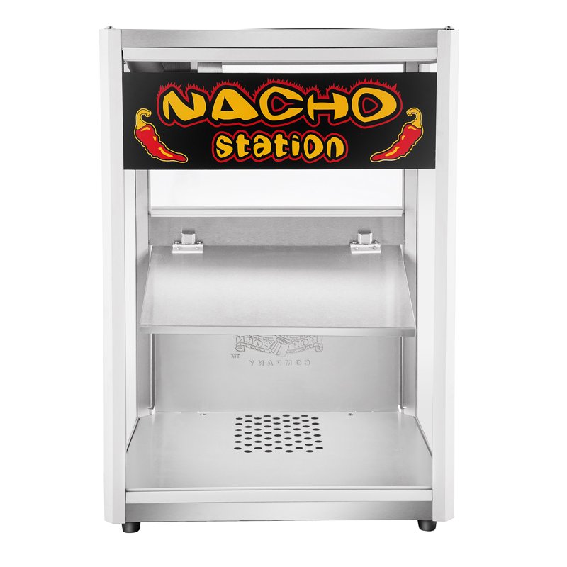 Countertop Food Warmer Display Case - 10lb Capacity Stainless Steel