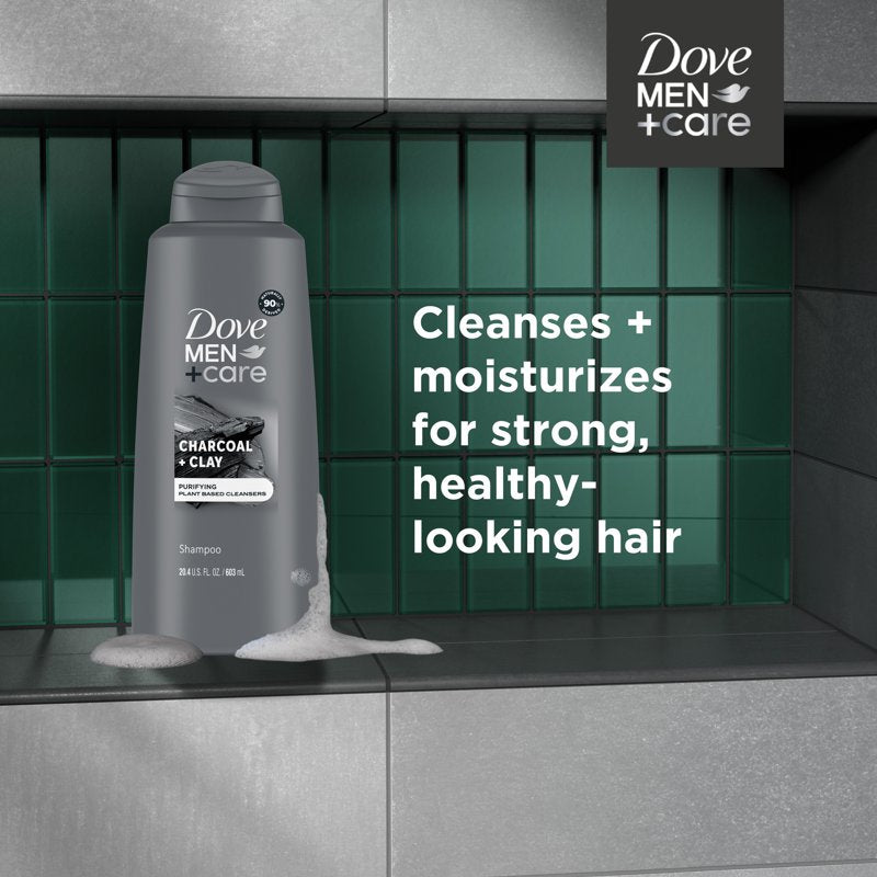 Purifying Daily Shampoo for Men - Charcoal & Clay, 20.4 oz