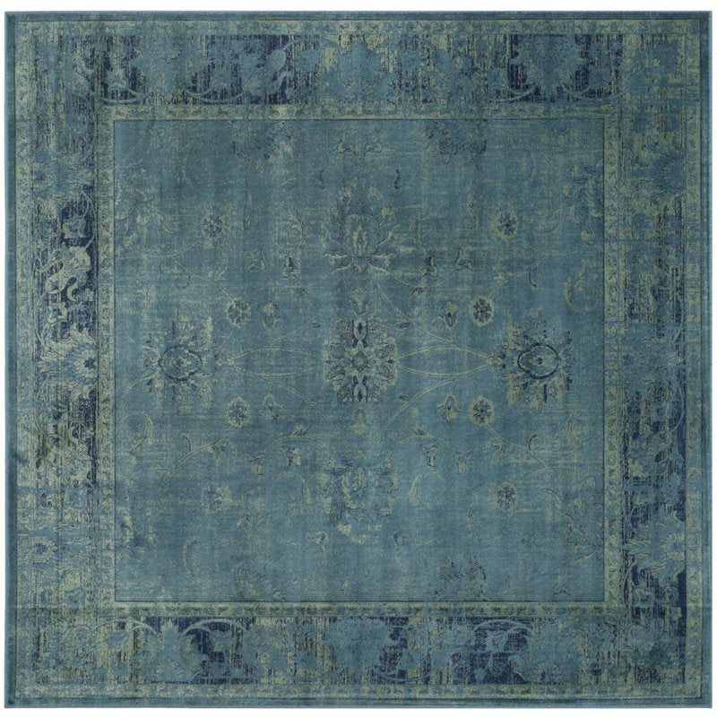 Vintage Jaxon Border Area Rug - Turquoise Multi 2' x 3' - Safavieh
