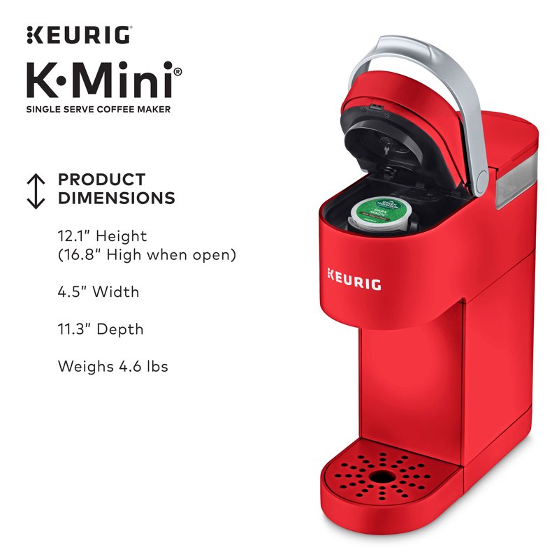 Keurig K-Mini Single Serve Coffee Maker - Poppy Red