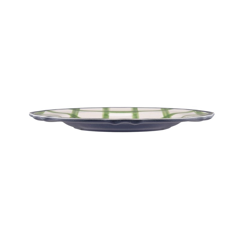 Sardine Multi-Color Bamboo Melamine Salad Plates - 4 Count