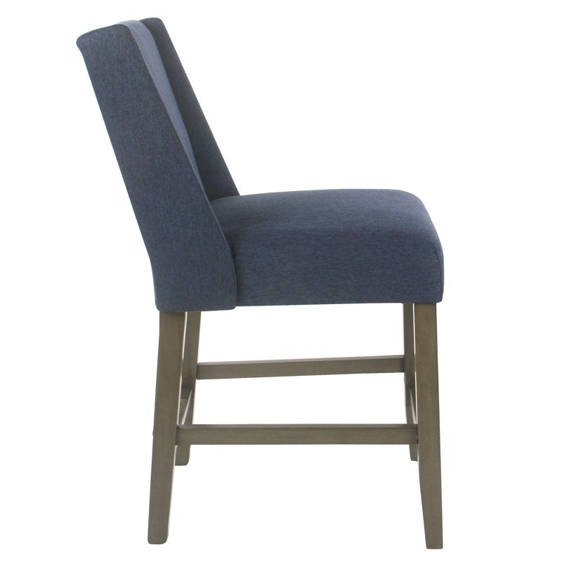 Dinah Modern Counter Stool - Indigo Blue