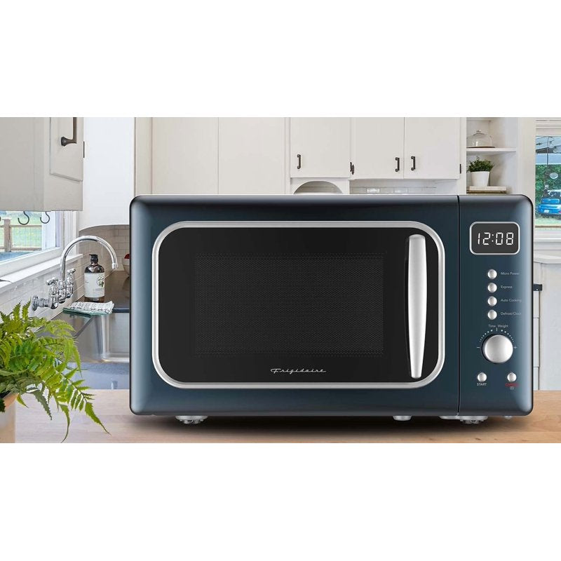 Retro Countertop Microwave Oven - 0.7 Cu. ft., 700 Watts, Azure