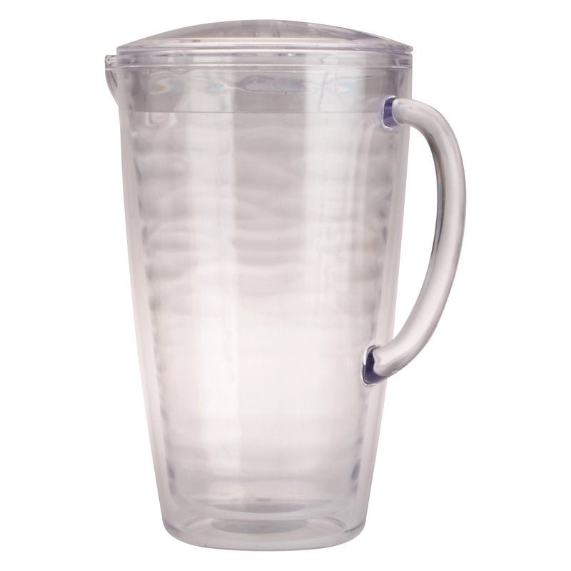 2.5 Quart Double Wall Clear Acrylic Pitcher - Single