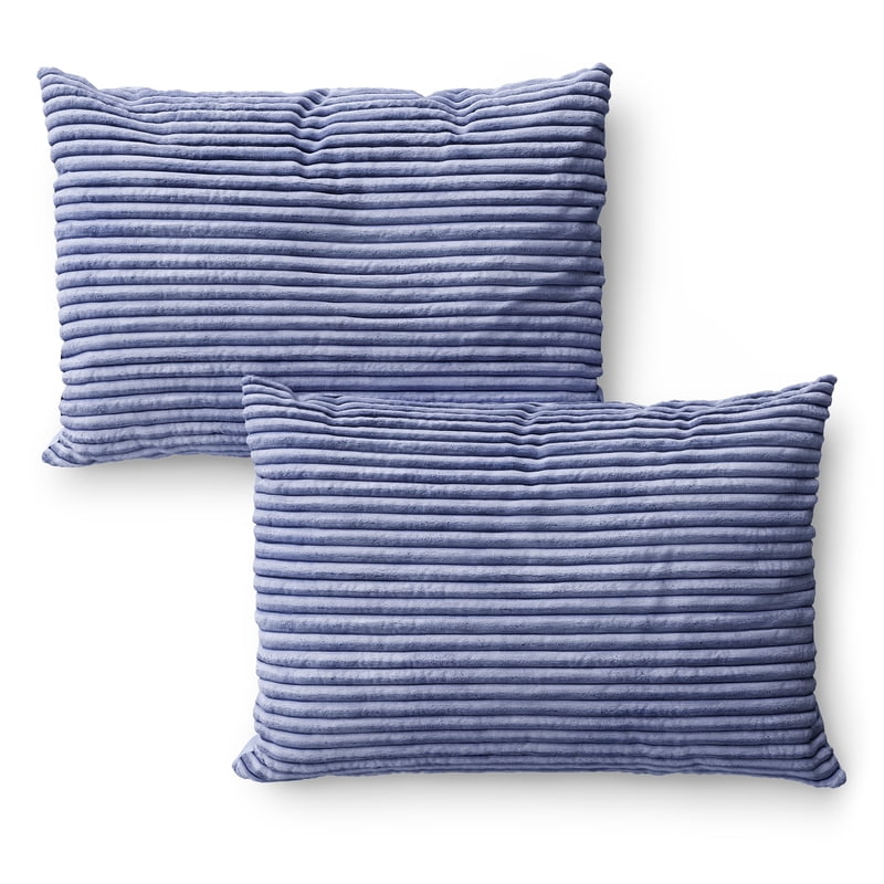 Kids Light Purple Plush Corduroy Comforter Set - Full/Queen, 3 Pieces