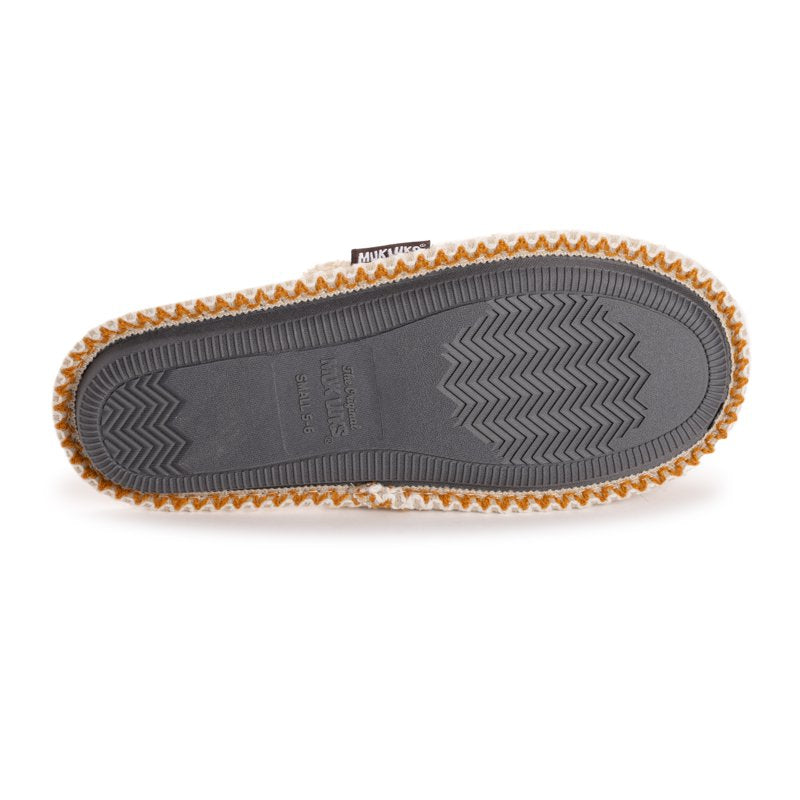 Women's Punch Needle Slippers - Fall Halloween Novelty Scuff Shoes - Classic Pumpkin S (5-6)