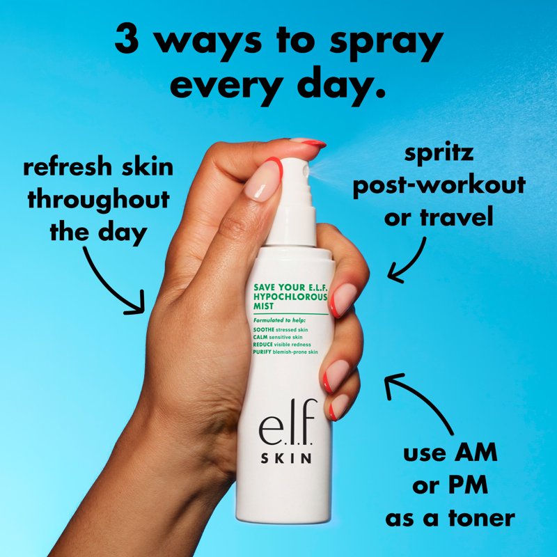 Hypochlorous Acid Facial Mist - Soothing Spray for Sensitive Skin, 3.38 fl. oz.