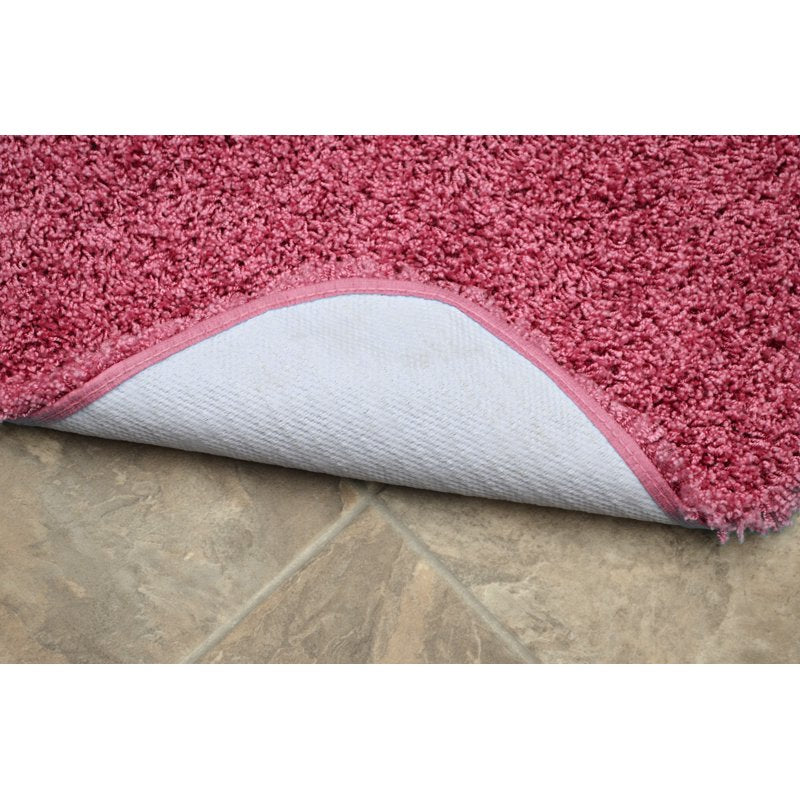 Jazz Washable Nylon Bathroom Runner Rug - Pink, 22 x 60 Inches (Variation of THIS listing)